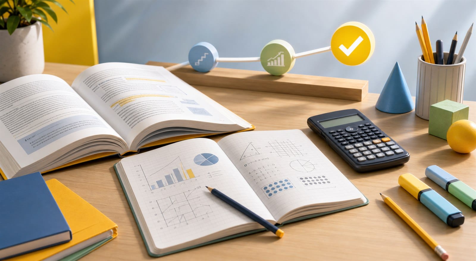 KS3 Maths and English study materials showing progress and confidence