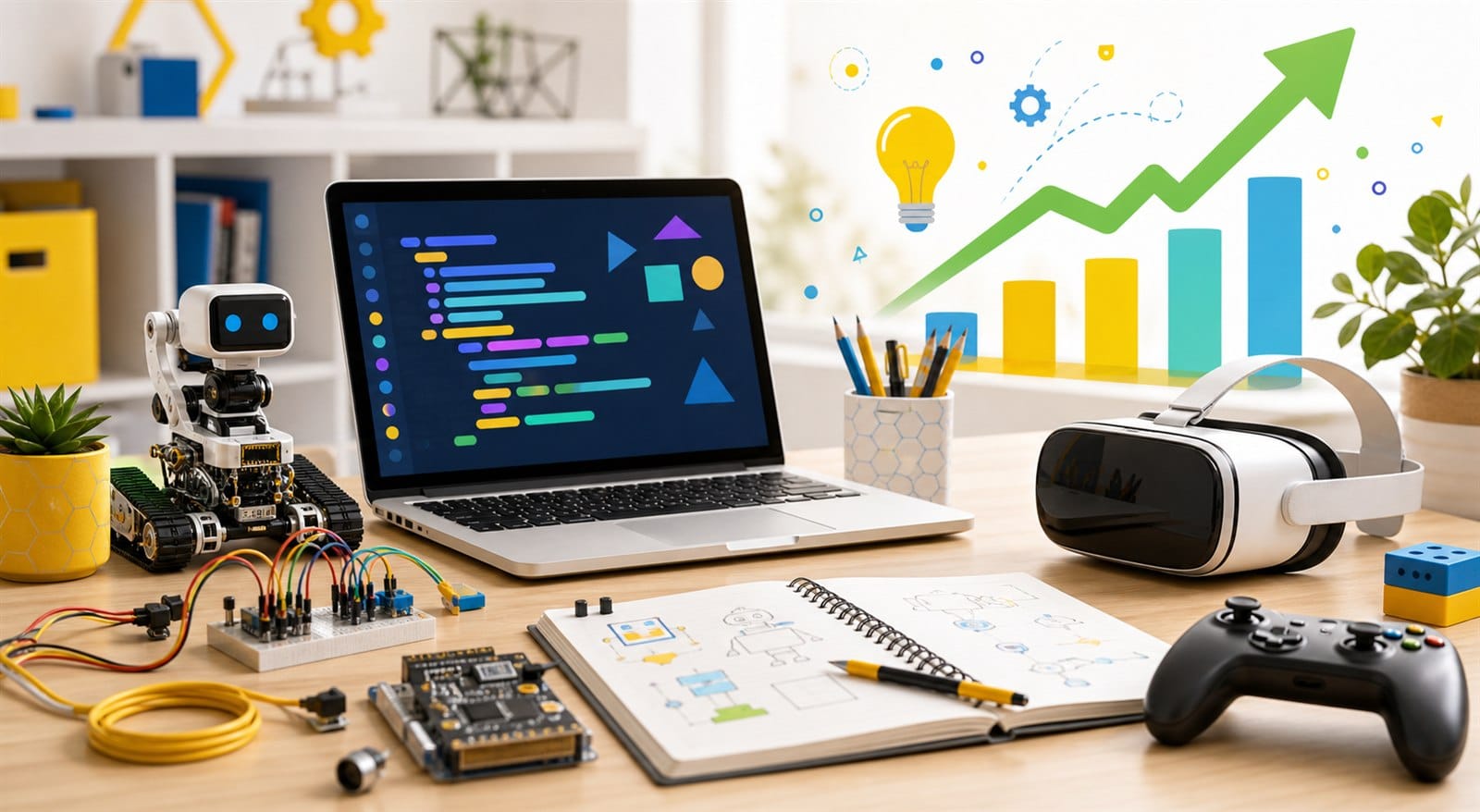 Super Techs programming, robotics, VR and creative technology learning materials