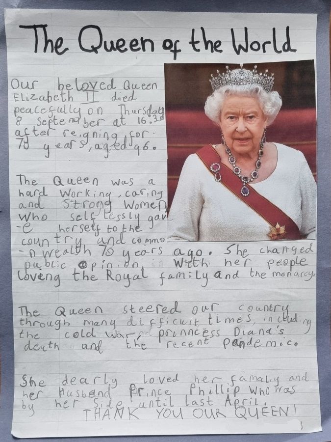 An image of the original article written by Harry D, shortly after the passing of HRH Queen Elizabeth II